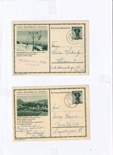 RA138/ Austria Całostka 1 S Tradycyjne 4 pocztówki obrazkowe oo