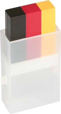 Amscan - Deutschland Schminkstift Schminke schwarz rot gold WM EM Fanmeile Deko
