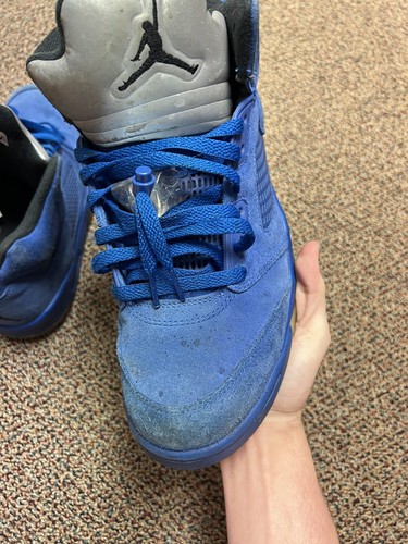 Nike Air Jordan Retro V 5 "Royal Blue Suede" Men's US 136027-401 Size 9.5 Men - Picture 18 of 22