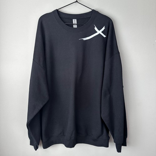 New with Tag Jesus Has My Back Black Crewneck Sweatshirt Womens 3X Gildan