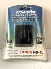 Digipower Rechargeable Battery Replacement NB-4L For Canon Powershot NEW