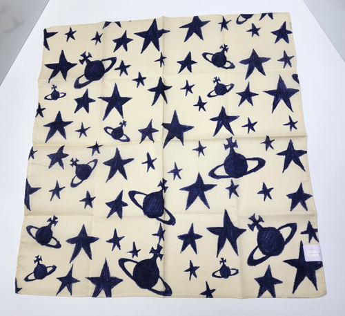 Vivienne Westwood Handkerchief Cotton scarf Multiple colors Big ORB Hankie - Picture 91 of 99