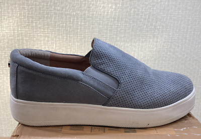 steve madden slip ons suede