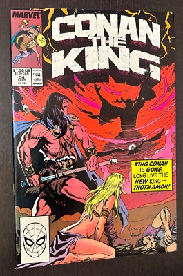 CONAN THE KING / KING CONAN #54 (Marvel Comics 1989) -- Joe Jusko -- NM-