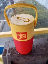 Vintage Slim Jim WWF Randy Macho Man Savage Coleman Thermos Cooler 