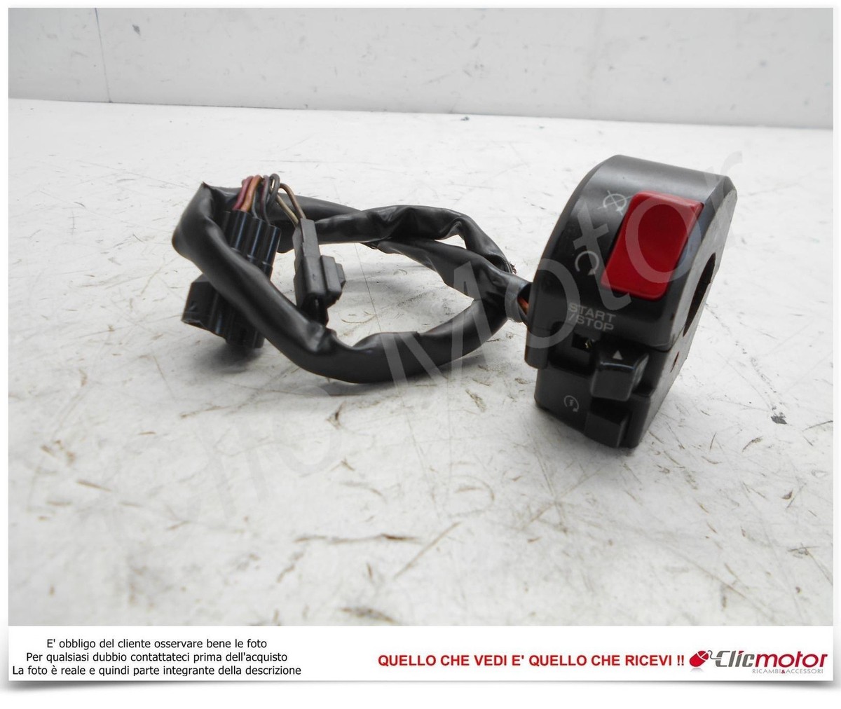 Right Block Switch * With Cut Wires Kawasaki ZX6RR 600 Ninja 2003