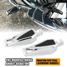 CNC Highway Foot Peg Footrests Male Mount For Harley Touring Sportster Iron Dyna