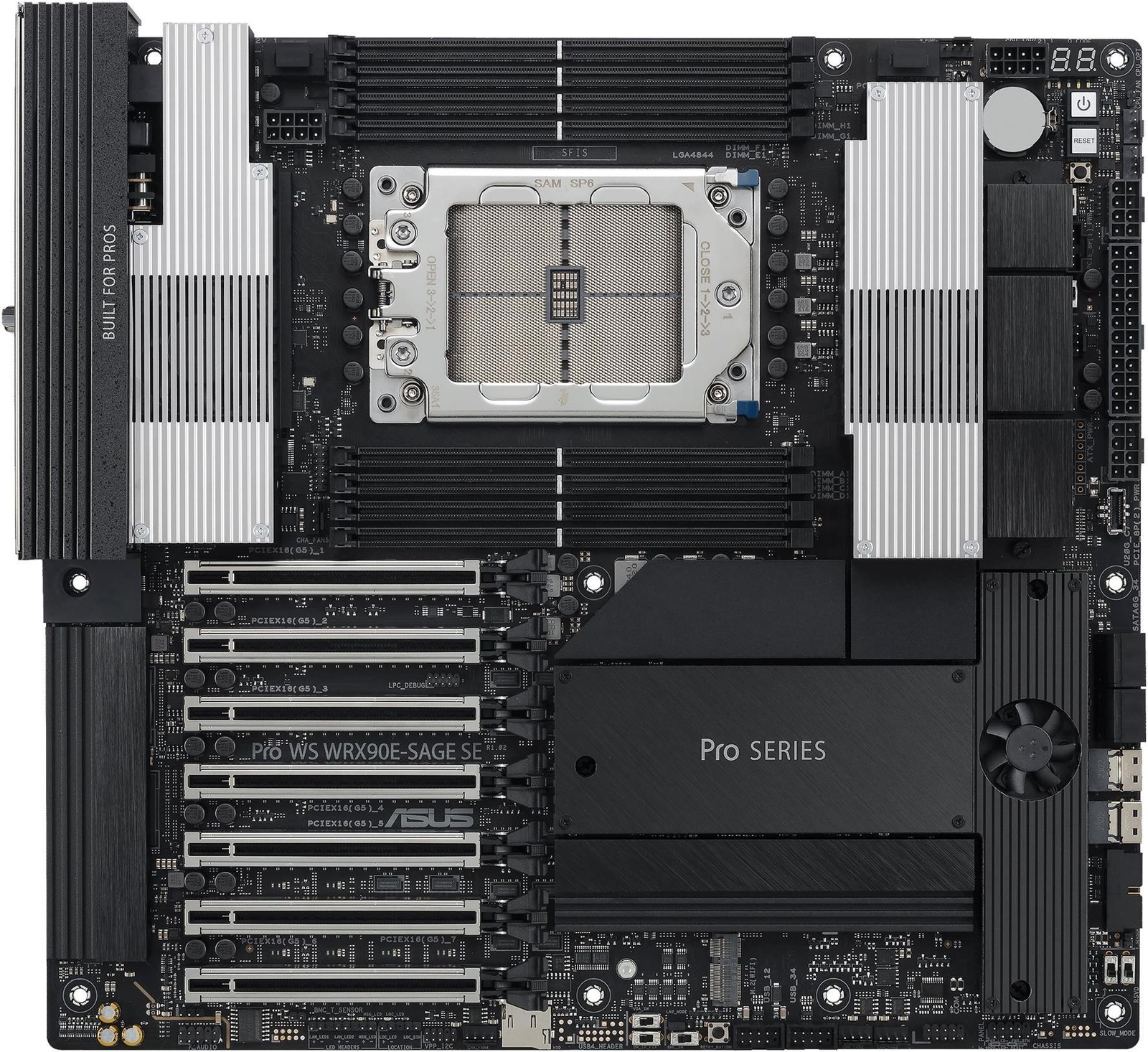 ASUS Pro WS WRX90E-SAGE SE Workstation Mainboard Sockel sTR5 USB 3.2(C) (90MB1FW
