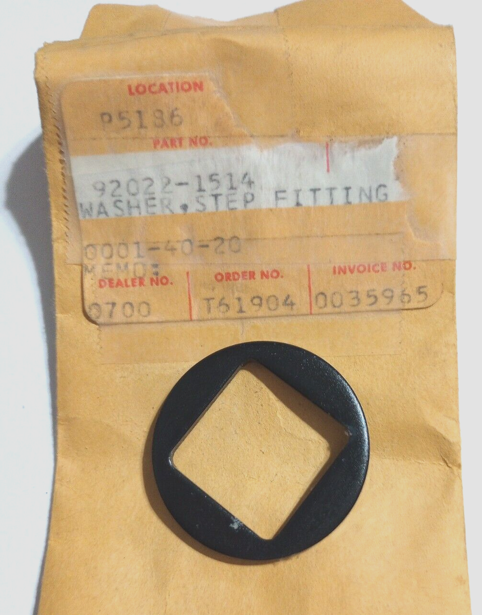 Kawasaki KZ550, KZ750 Step Fitting Washer NOS 92022-1514 (L-4614