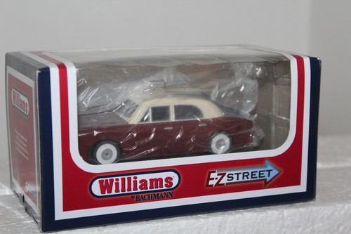 WILLIAMS/BACHMANN #42725 COCHE SEDÁN GRANATE CALLES EZ (SUPERSTREETS) | Zustand: New