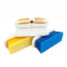 Deck Wash Brush With Threaded Hole