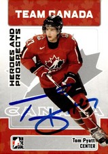 Tom Pyatt - Signed 2006-07 In The Game Heroes And Prospects Card #150