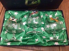 Horse And Jockey Commemorative Glasses Martell Cognac Grand National 2002