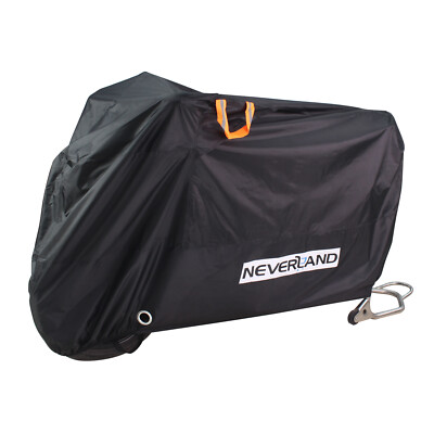NEVERLAND 210D Motorrad Abdeckung Outdoor 3XL Abdeckplane Wasserdicht Ganzgarage