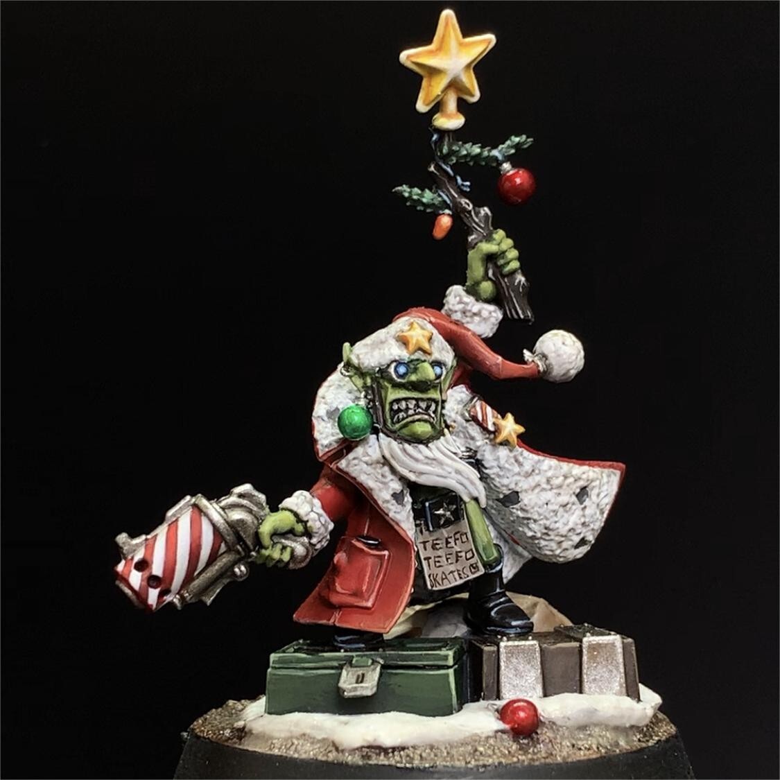 Warhammer 40K Da Red Gobbo Xenos Armies Orks Presale Painted