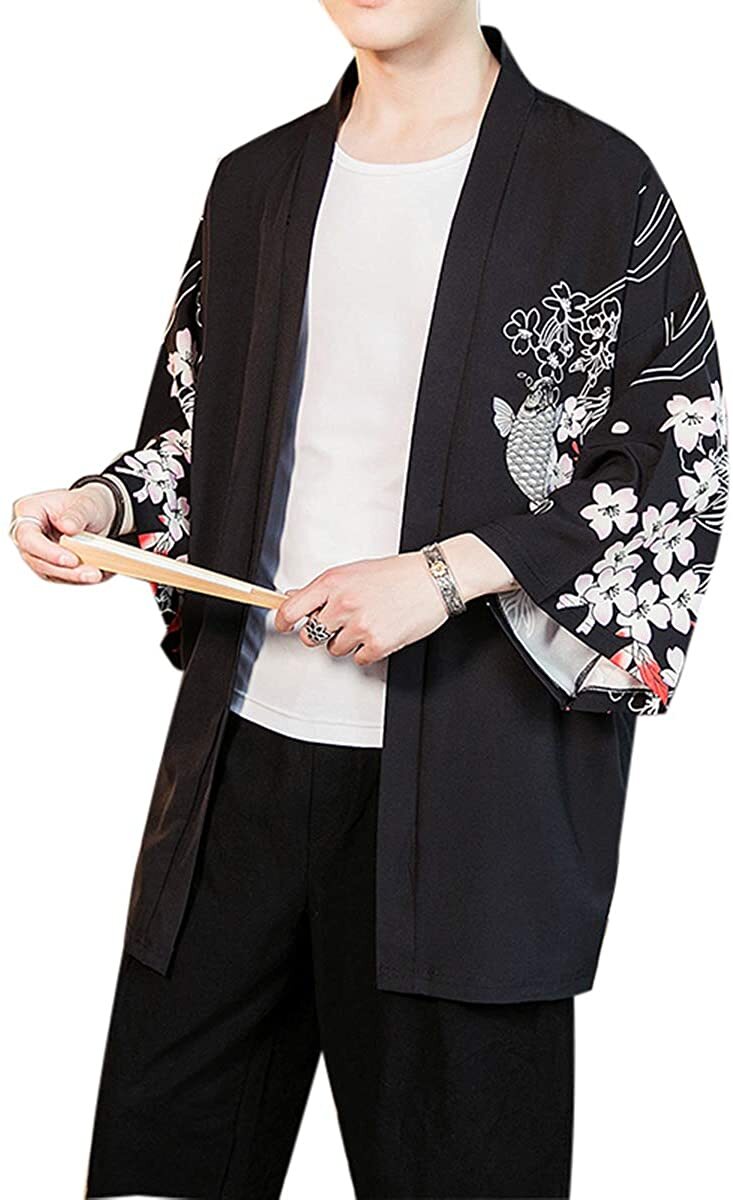 Seidarise Men's Haori Jacket Kimono 