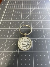 To My Son Keychain - Never Forget That I Love You Forever