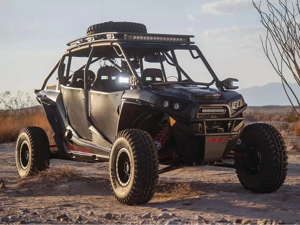 Светодиодные противотуманные фары Rigid® 64011 боковые зеркала для Can-Am Polaris Yamaha - Изображение 3 из 4