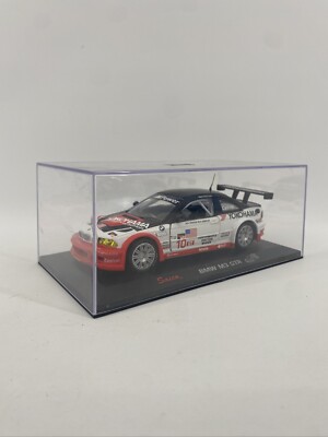 Saico 1/32 Scale Model Car TQ12 6TL - BMW M3 GTR - White - With Display Case