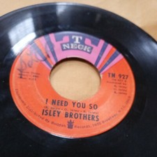 Freedom/I Need You So - The Isley Brothers - 7" Vinyl 45RPM Northern Soul