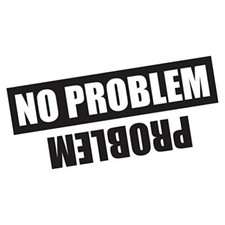 Funny Problem No Problem Vinyl Decal