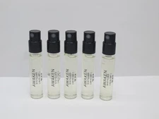 TUMI AWAKEN DISTILLED [08:00 GMT] EXTRAIT DE PARFUM COLOGNE 0.06 OZ *LOT OF 5*