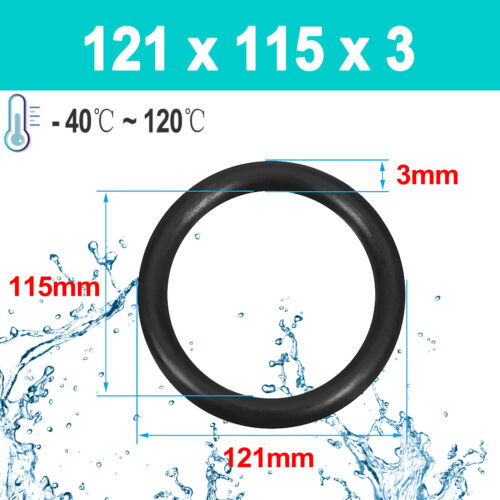 O Ring O-Ring Innen Ø 3,0 - 300,0 mm x Schnurstärke 3 mm NBR 70 Dichtring 0 Ring - Picture 128 of 157