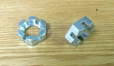 1955 56 1957 CHEVY DISC BRAKE CONVERSION SPINDLE NUTS LOW PROFILE ** USA MADE **