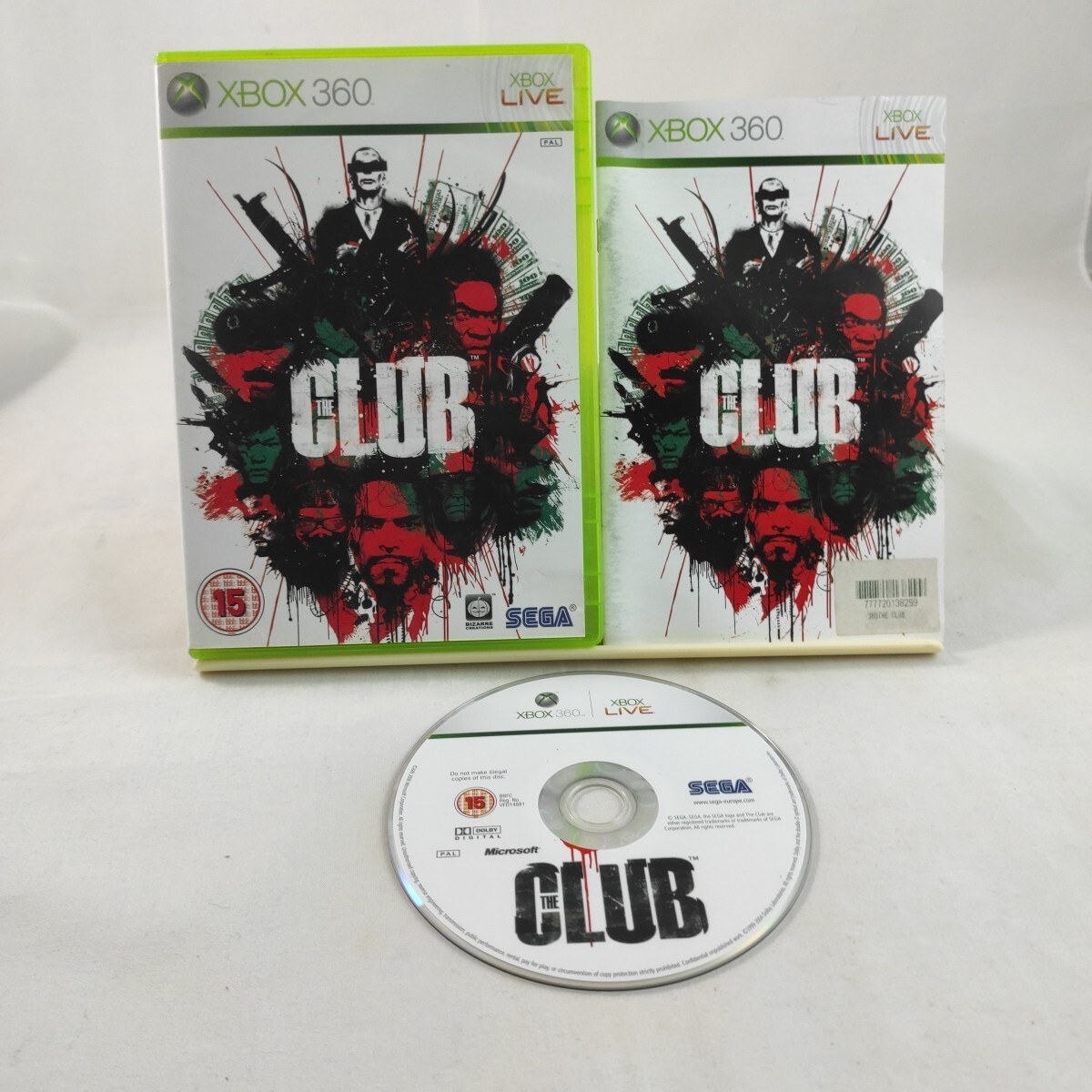 THE CLUB Xbox 360 with manual