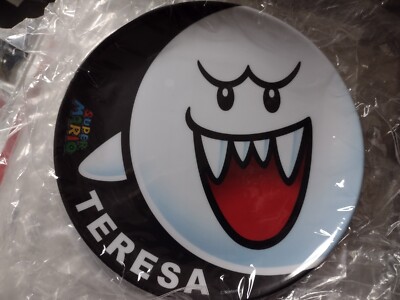 Super Mario Teresa Melamine Plate (2014, Hasepuro) New Sealed Japanese Import