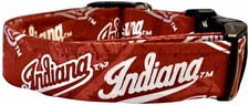 Red Indiana University IU Handmade Dog Collar