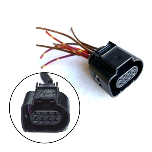 Genuine 8 Pin Plug Wiring Connector 4H0973714 For VW AUDI SKODA SEAT - Picture 2 of 5