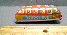 VINTAGE SCHOOL BUS TIN LITHO FRICTION TOY
