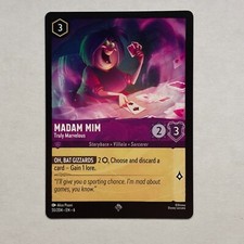 Madam Mim 55/204 Disney Lorcana Azurite Sea Regular Super Rare Card NM