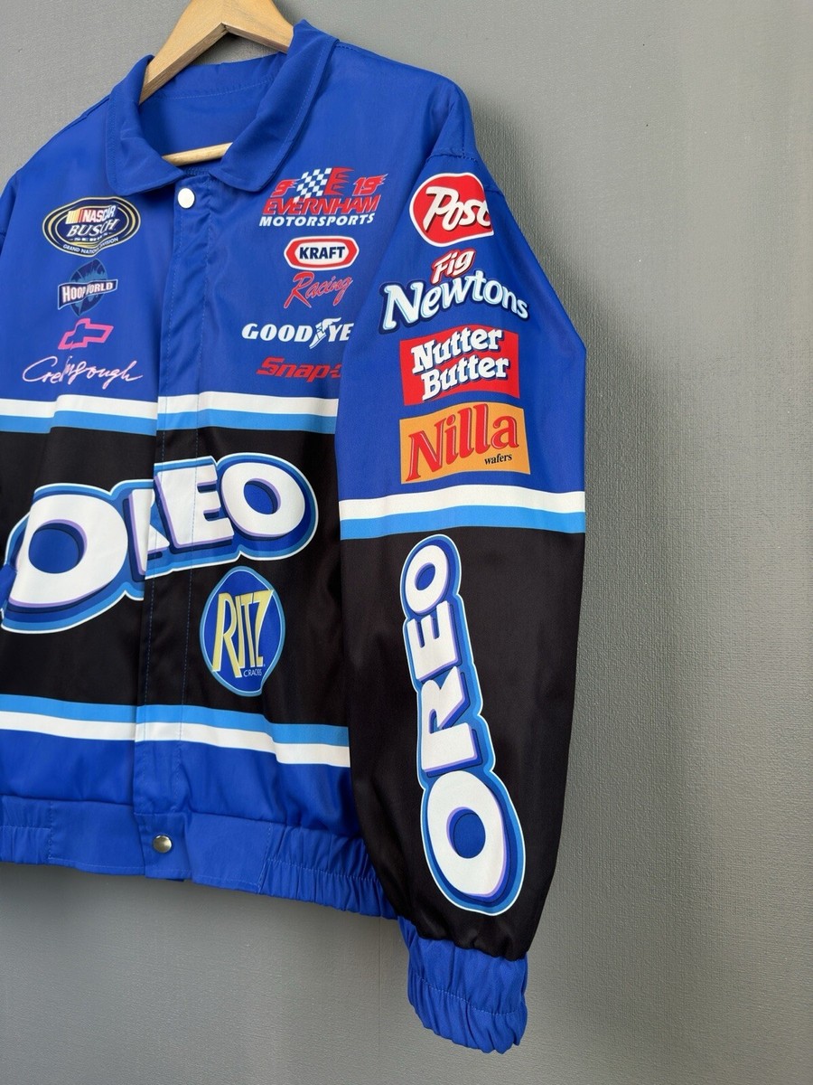 Vintage 90s NASCAR Oreo Chevrolet Racing Y2K Hype Jacket | eBay