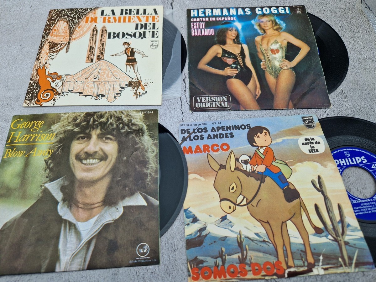 Set of records by George Harrison, Hermanas Goggi, AMII STEWART