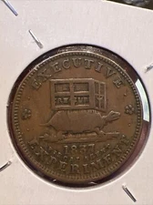 1837 Hard Times Token - Executive Experiment - Tough