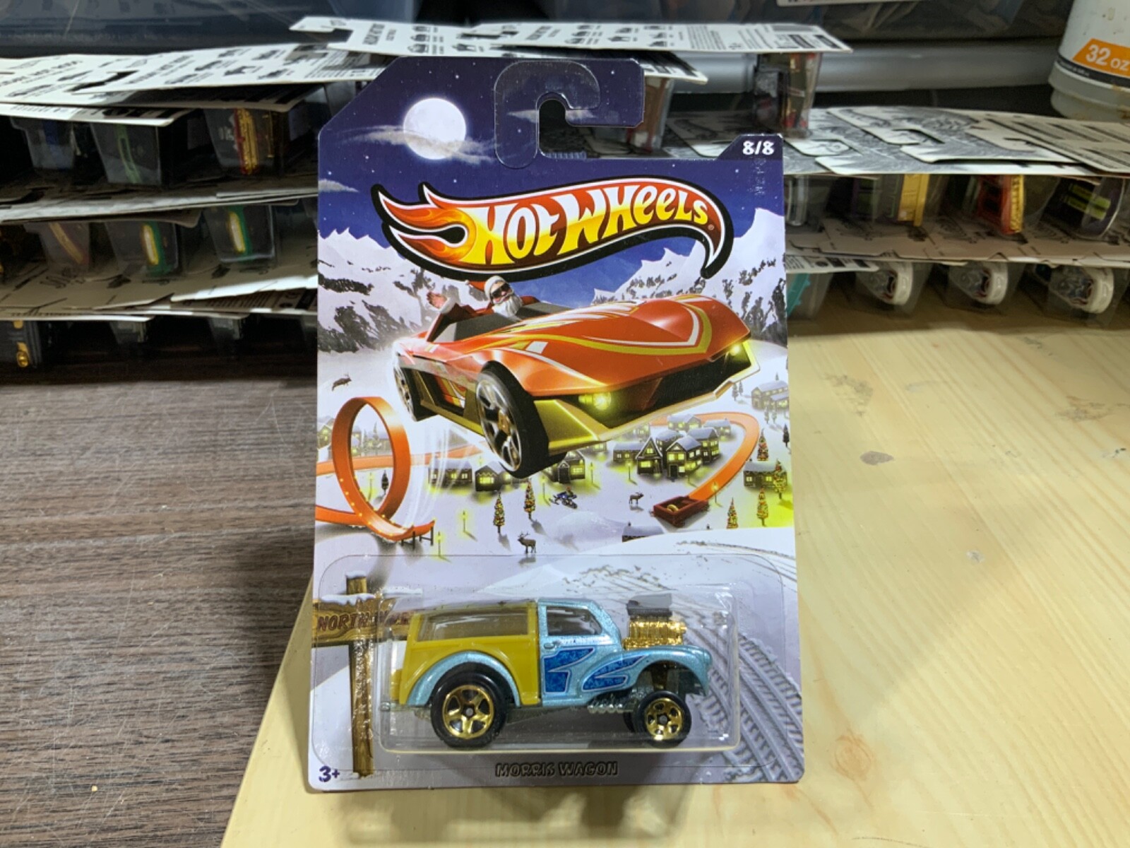 HOT WHEELS CHRISTMAS HOLIDAY HOT RODS 8/8 MORRIS WAGON