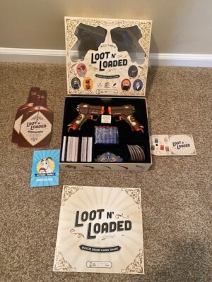 Loot N' Loaded by Gatwick Games, The Quick Draw Card Game Complete