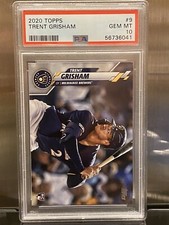 PSA 9 2020 TOPPS Complete set #9 Rookie TRENT GRISHAM {Flawless New Slab} 🔥