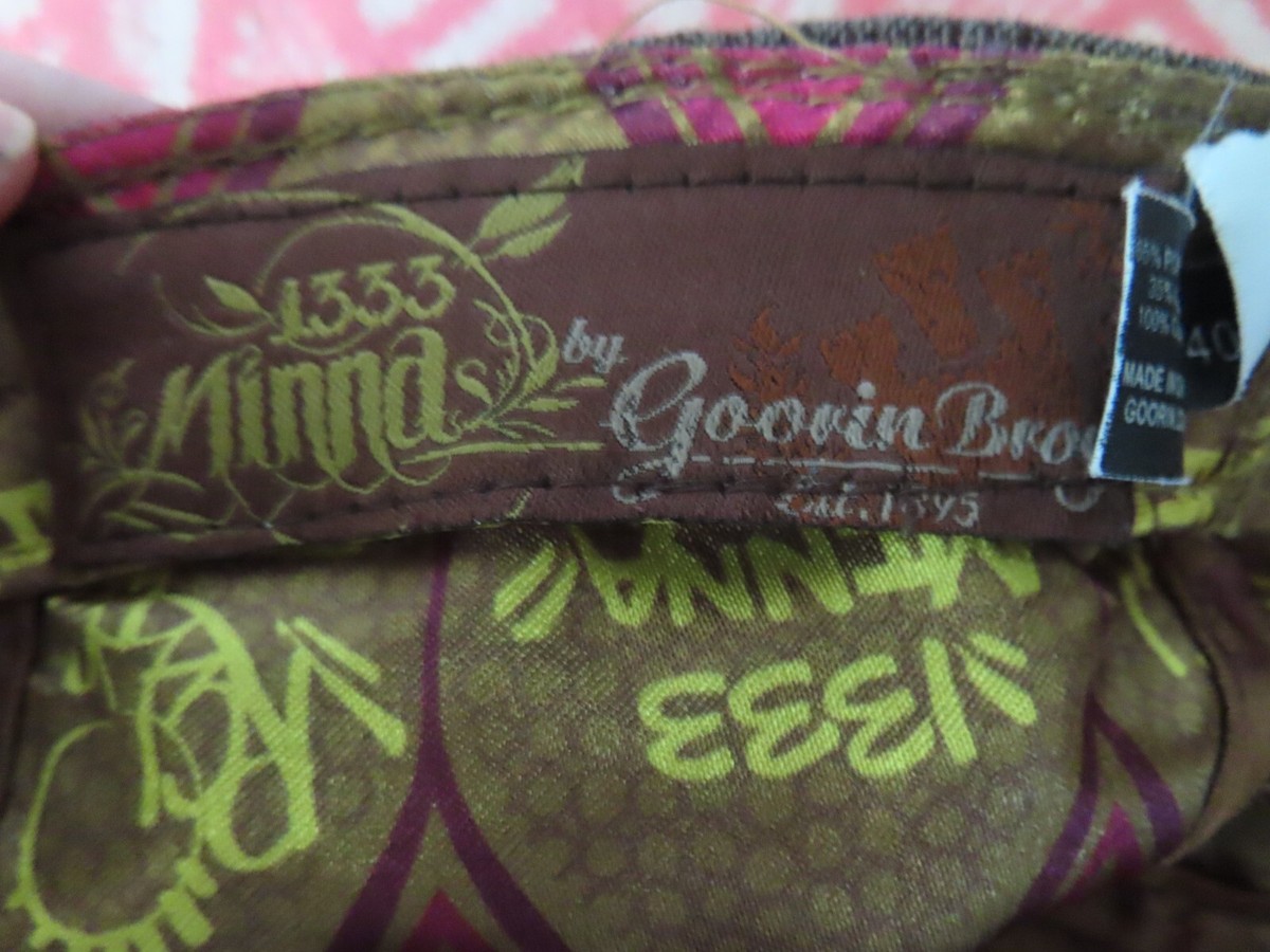 Casquette Vintage Goorin Bros Collection 1333 - Taille M - Motif Mandolines & Victrolas Musicales - Occasion Très Bon état