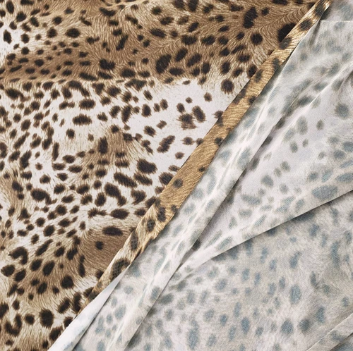 Safari Chic – Cheetah Print 4-Way Stretch Sheer Mesh Spandex Fabric - Picture 9 of 9