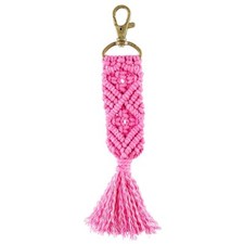 Boho Macrame Keychain Car Keys Keychains 2.5 in W x 8.75 in H x 0.1 in 4 Pack
