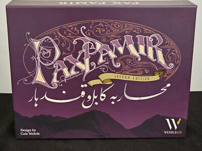 Pax Pamir 2nd Edition Board Game 2019 - Open Box Metal Coins