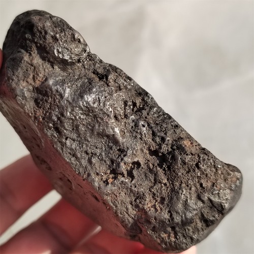 418g natürliches Eisenmeteoriten Exemplar aus, China V257 - Bild 5 von 10