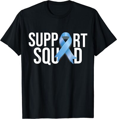 Support Squat Prostate Cancer Awareness Survivor Unisex T-Shirt