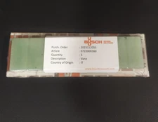 Vane set for Busch RA0100E, RA0100F P/N 0722.000.360