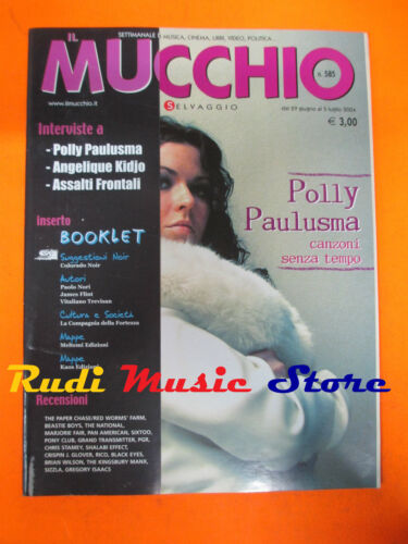 Rivista MUCCHIO SELVAGGIO 585/2004 Polly Paulusma Assalti Frontali Lambchop Nocd - Afbeelding 1 van 1