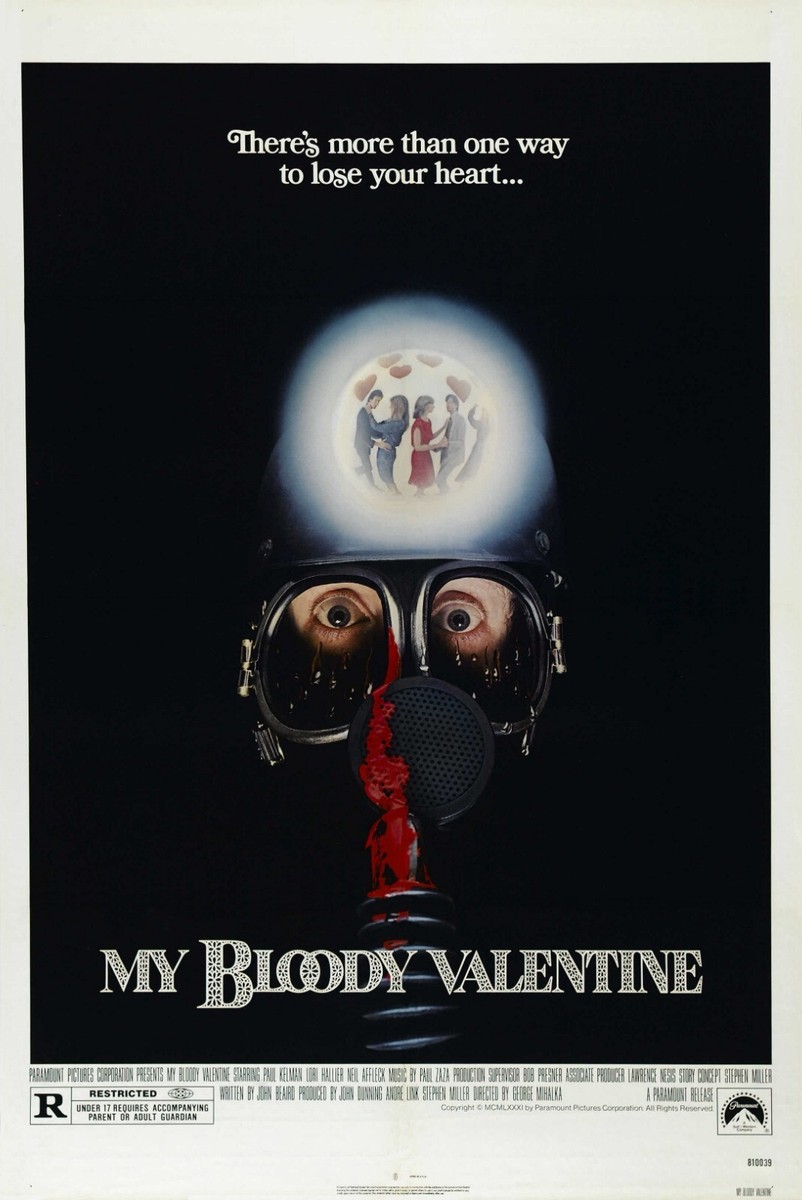 MY BLOODY VALENTINE Movie Poster RARE Horror | eBay