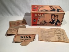 1940's-1950's DIAL MARX TYPEWRITER TOY EMPTY BOX, 11 7/8" x 6 7/8 " x 6 1/8 "